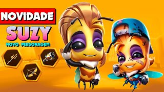 Suzy "ABELHA" NOVO PERSONAGEM ZOOBA: Jogo de Batalha Animal