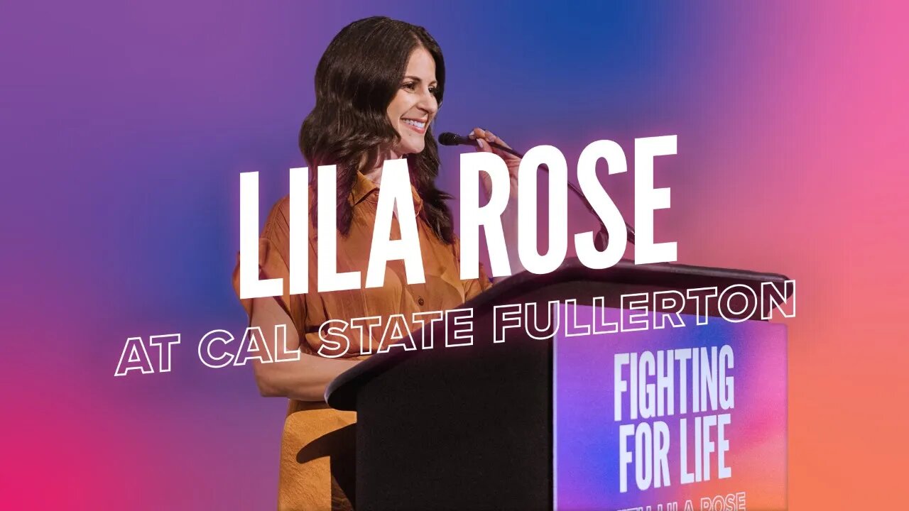 Fighting For Life | Lila Rose At California State University