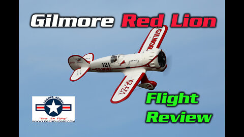Legend Hobby /Seagull Models GILMORE RED LION RACER 33cc - Flight of my Life | HobbyView
