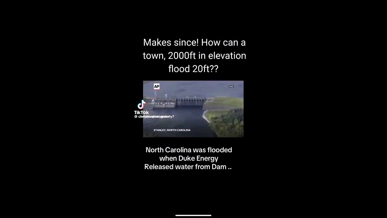 🚨🇺🇸 Hurricane Helene: How does a 2,000 ft Elevated Town flood in 20 feet of Water❓