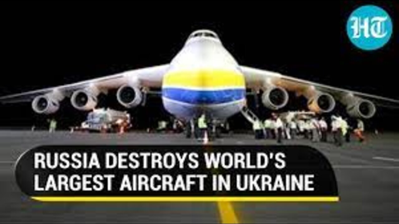 World's largest aircraft feared destroyed by Russian strikes in Ukraine | Antonov AN-225 | WION News