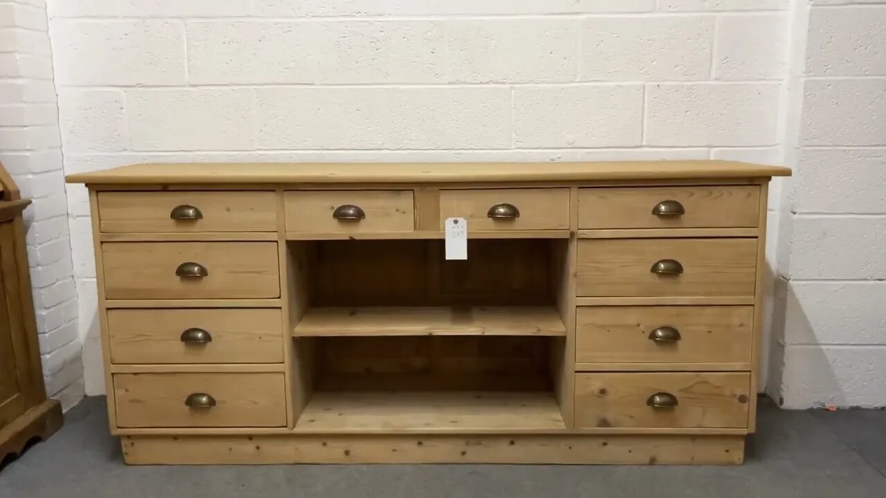 Very Large Pine Sideboard Of 10 Drawers (Y4307F) @PinefindersCoUk