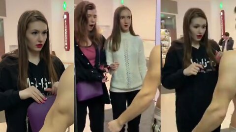 American Bodybuilder Prank Video Picking Up Girl's