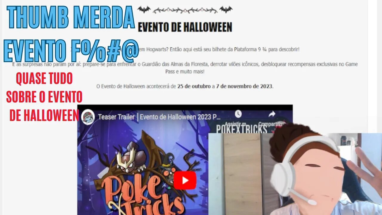 COMEÇOU O EVENTO DE HALLOWEEN PXG 2023