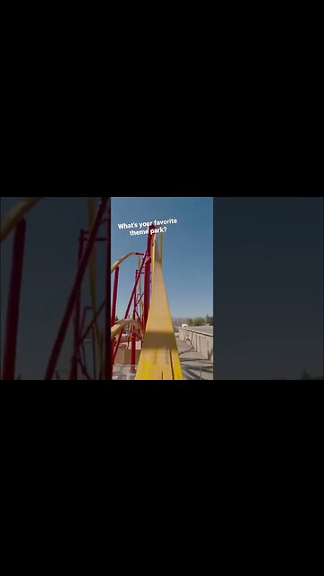 Longest, tallest single-rail coaster in the world 😳🎢 #shorts