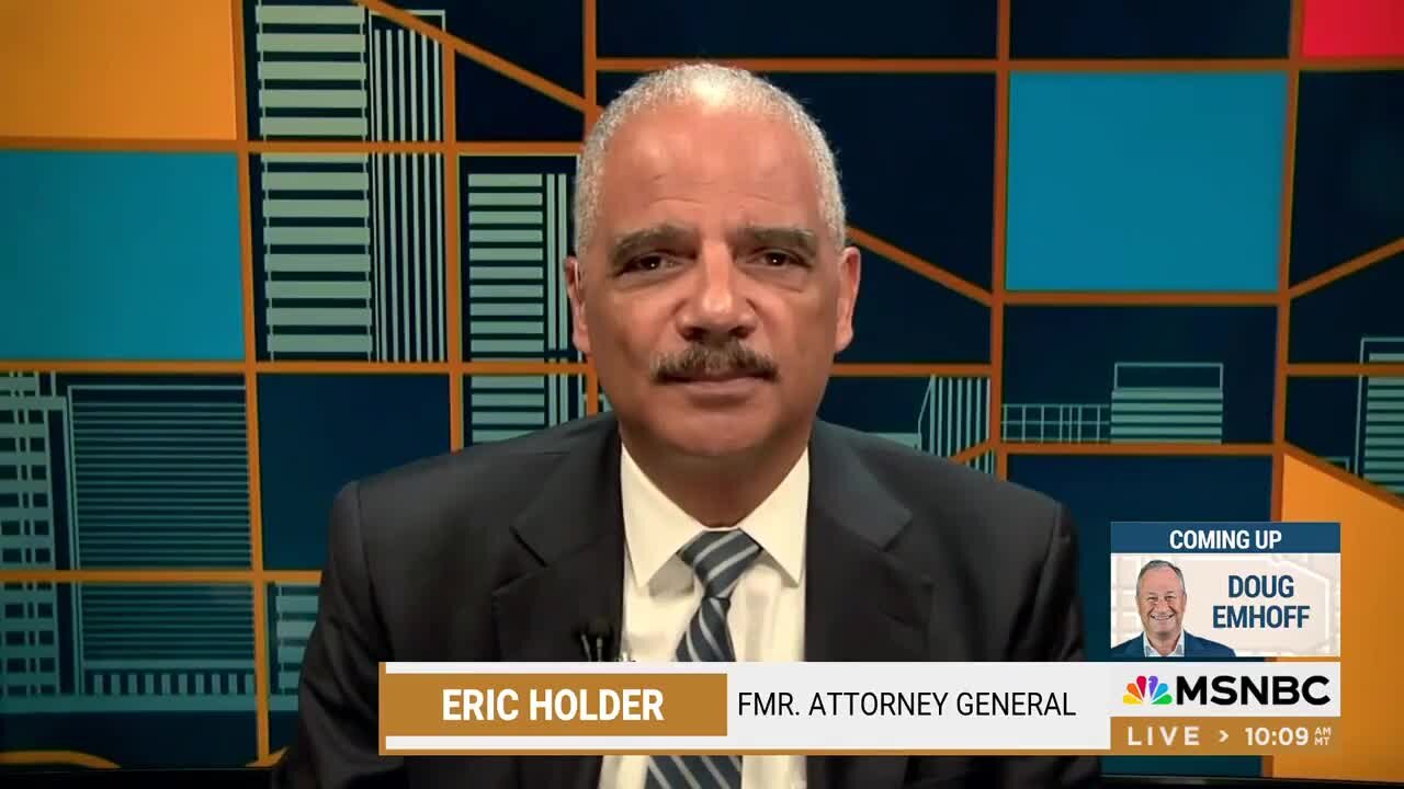 Holder: Trump in ‘Cognitive Decline’ — He’s More Confused than Four Years Ago