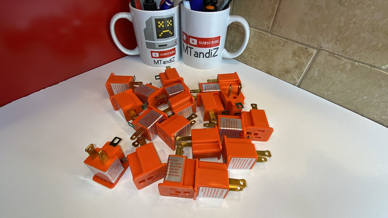 UnBoXing GE Polarized Grounding Outlet Extender 20 Pack Turn 2 Prong into 3 Indoor UL Listed 46851