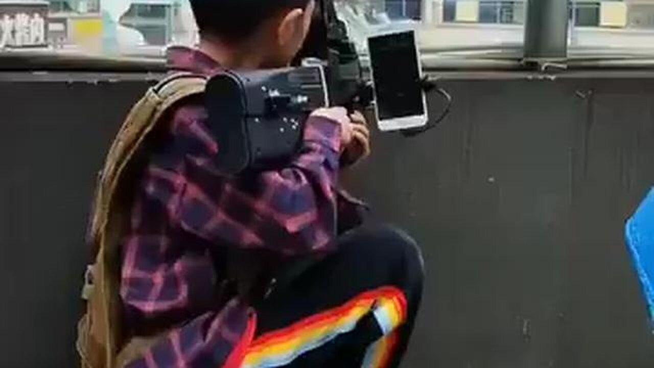 Children in China shoot in augmented reality