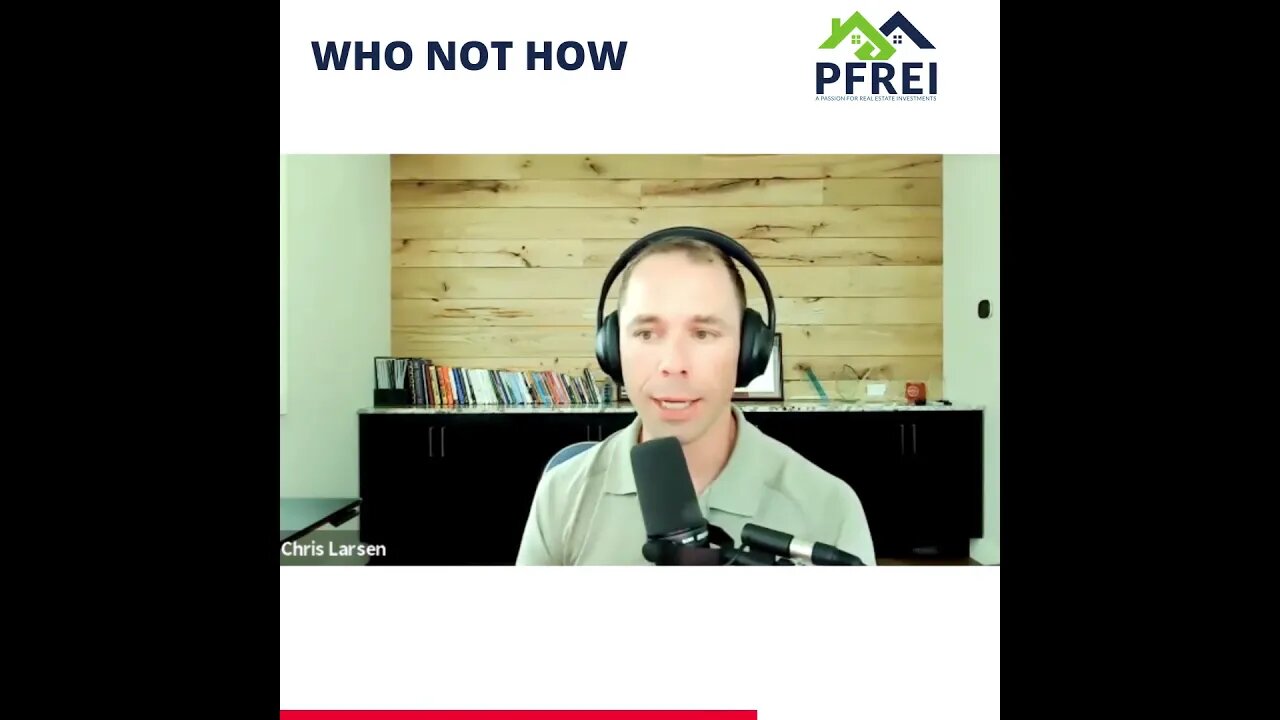 Who Not How