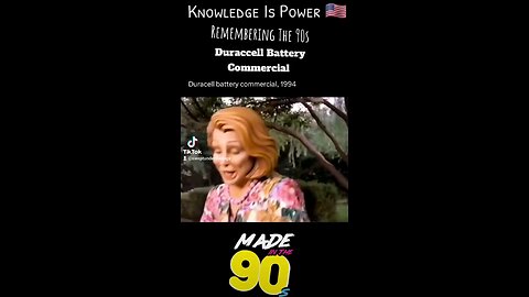 Duracell battery commercial, 1994