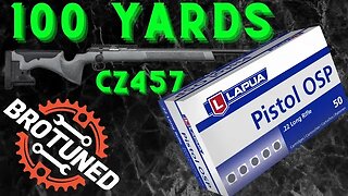 CZ 457 LRP - Lapua Pistol OSP - 100 Yards - IBI barrel