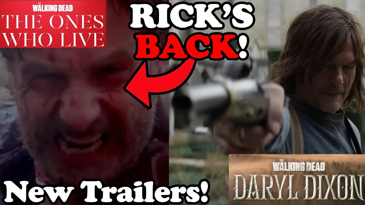 RICK'S BACK! New Title for Rick Show! Daryl Has a Quest in France! Trailer Reaction!