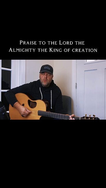 PRAISE TO THE LORD THE ALMIGHTY #hymn #guitar #shorts #church