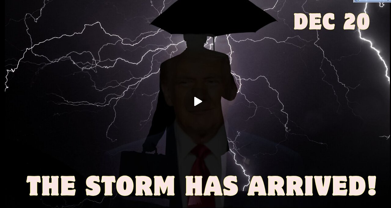 Breaking- The Storm Has Arrived! The Plan Is Underway! Drones Deployed For Major Security! Dec 20