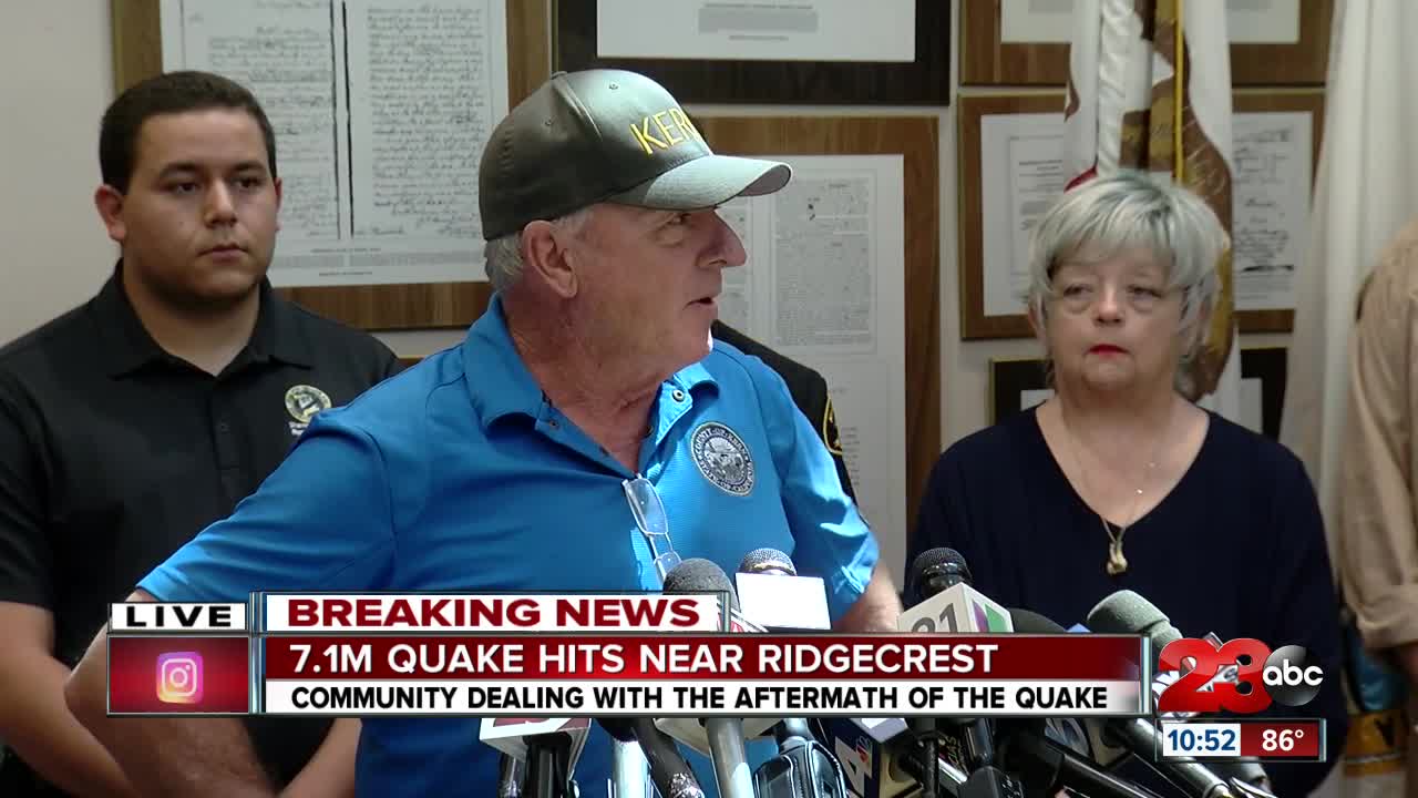 Ridgecrest Community Leaders discuss earthquake recovery