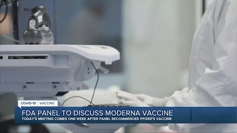 FDA panel to discuss Moderna vaccine Thursday