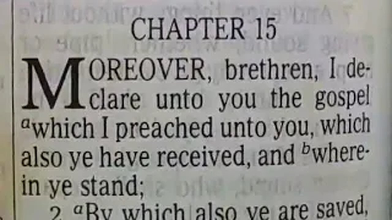1 Corinthians: Chapters 15-16