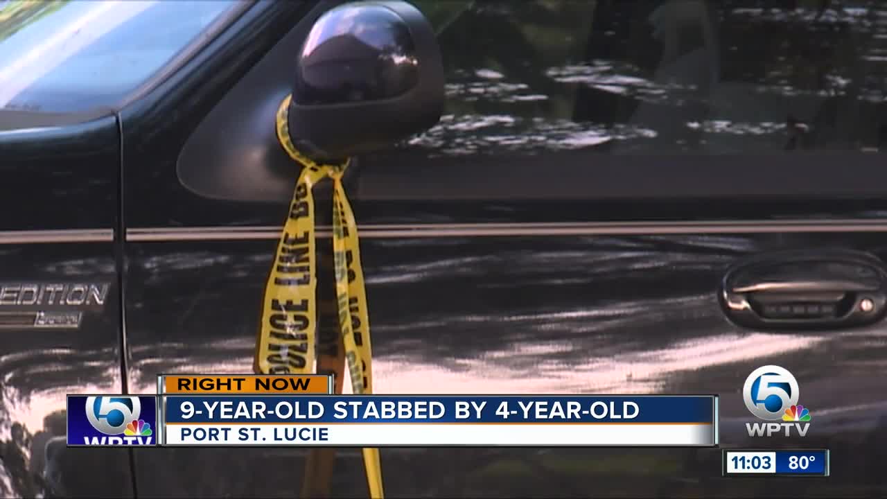 Child stabbed another child