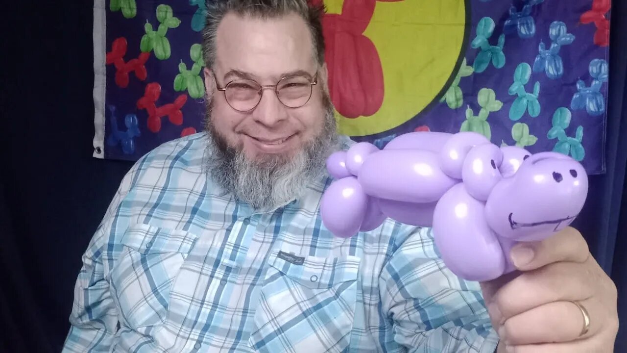 Day 145 - How to make a one balloon Rhino - Bonus Balloon Twisting Tip inside