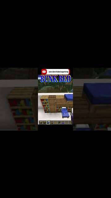Bookcase Bunk Bed | Minecraft