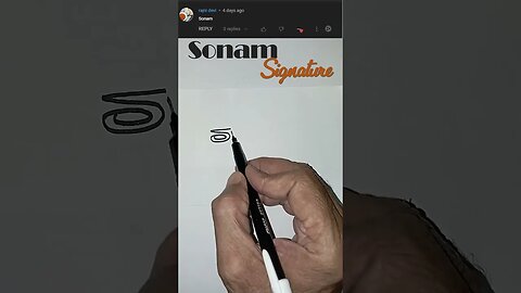 SONAM SIGNATURE | COMMENT YOUR NAME