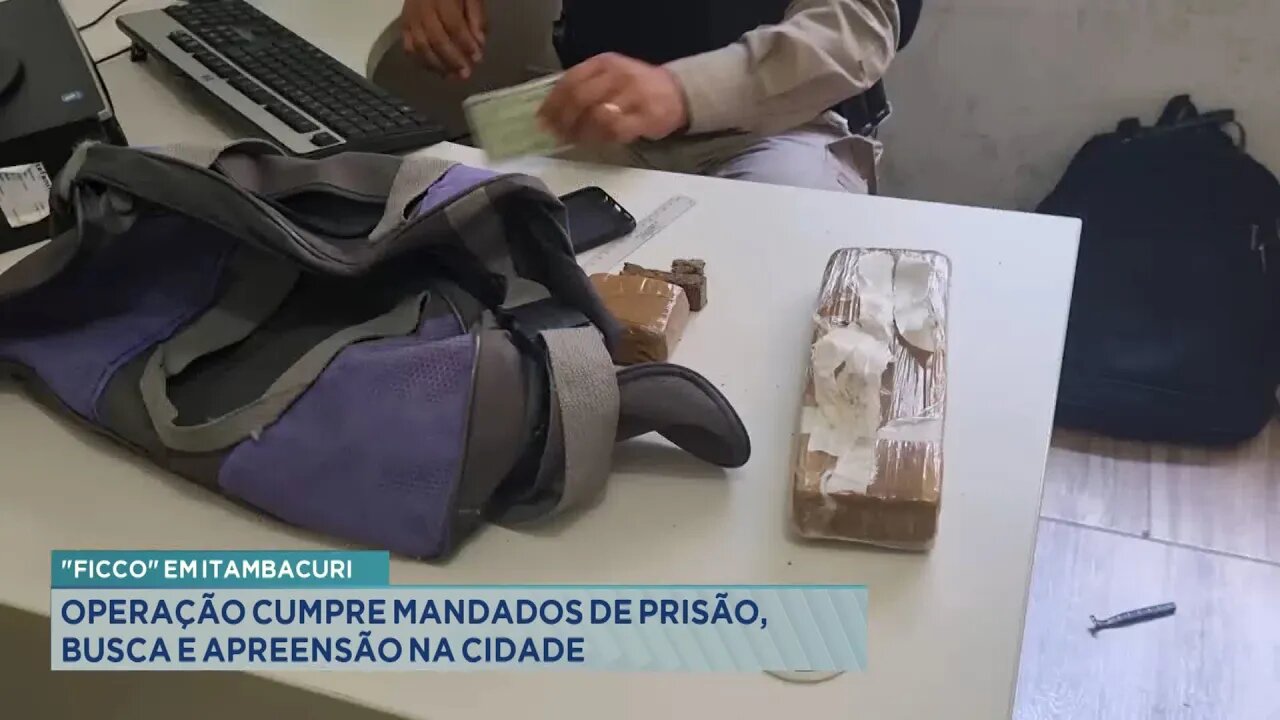 FICCO em Itambacuri: Operação Cumpre Mandados de Prisão, Busca e Apreensão na Cidade.