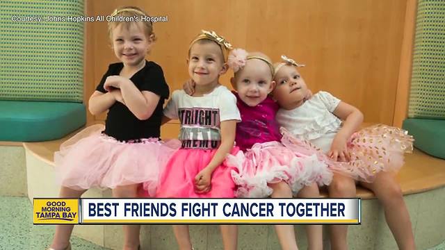 Four little girls celebrate major milestone of being cancer survivors together