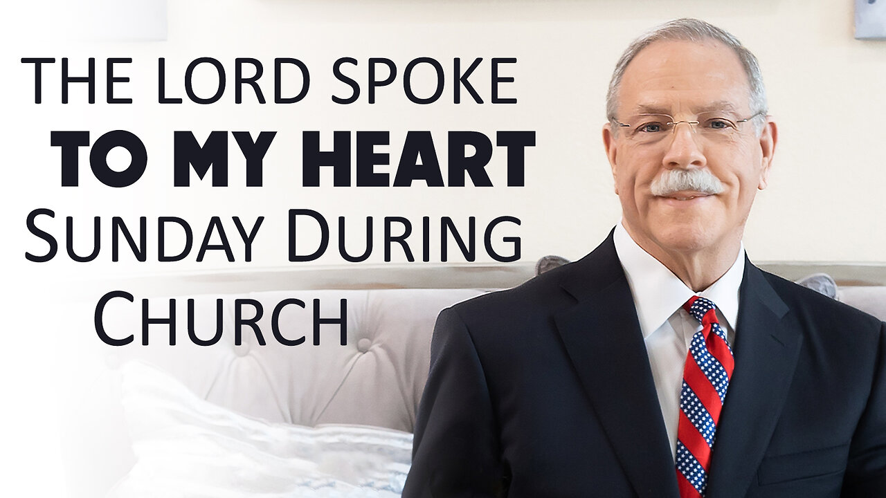 The Lord Spoke to my Heart Sunday During Church 08/27/2024