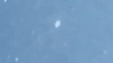UFO sphere signals from above prelude to fly-by