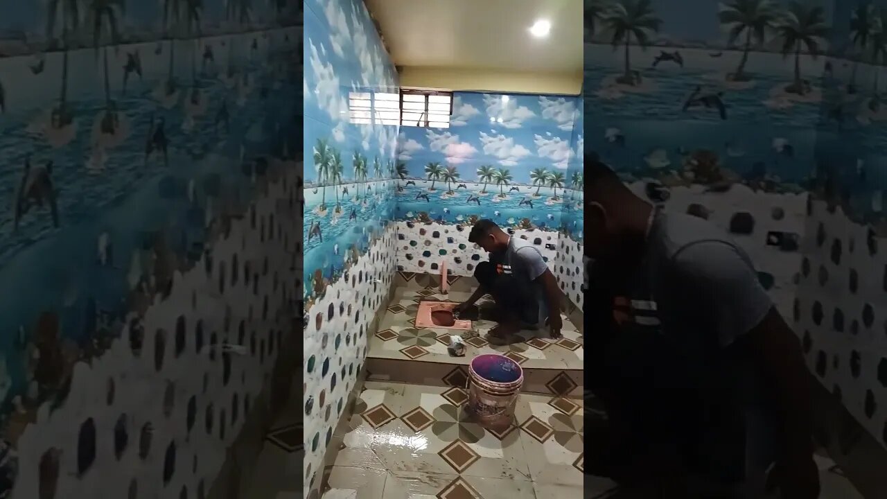 Bathroom tiles#shortvideo #shortsvideo