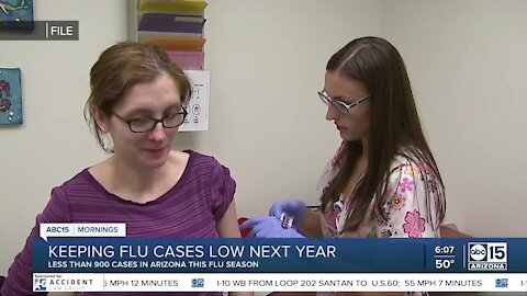 Influenza cases low in Arizona this year -- what does that mean for next year?