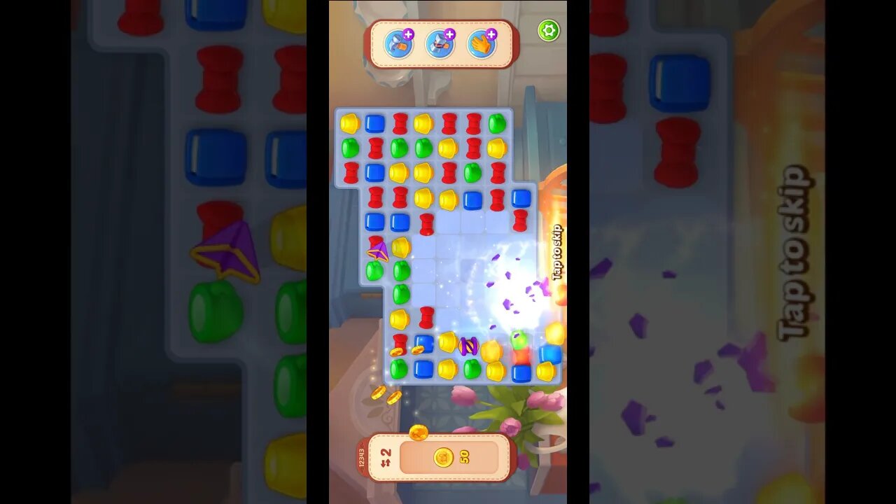 Shorts Playrix Homescapes Gameplay Walkthrough Level 12343-070