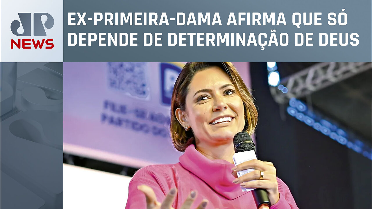 Michelle Bolsonaro confirmou que pode ser candidata a algum cargo nas próximas eleições