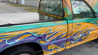 1986 Mazda Truck Custom Airbrush