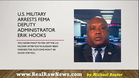 U.S. MILITARY ARRESTS FEMA DEPUTY DIRECTOR ERIK BROOKS