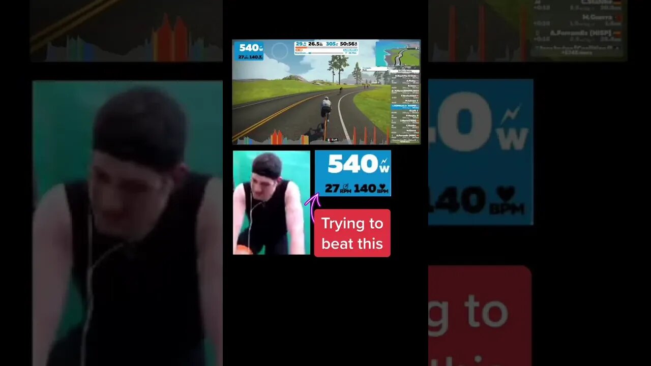 ZWIFT MAX CADENCE SPRINT #zwift #indoorcycling #sprint