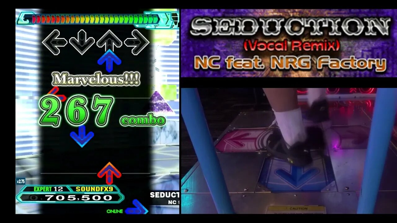 SEDUCTION (Vocal Remix) - EXPERT (12) - AAA#090 (SDG) on Dance Dance Revolution A20 PLUS (AC, US)