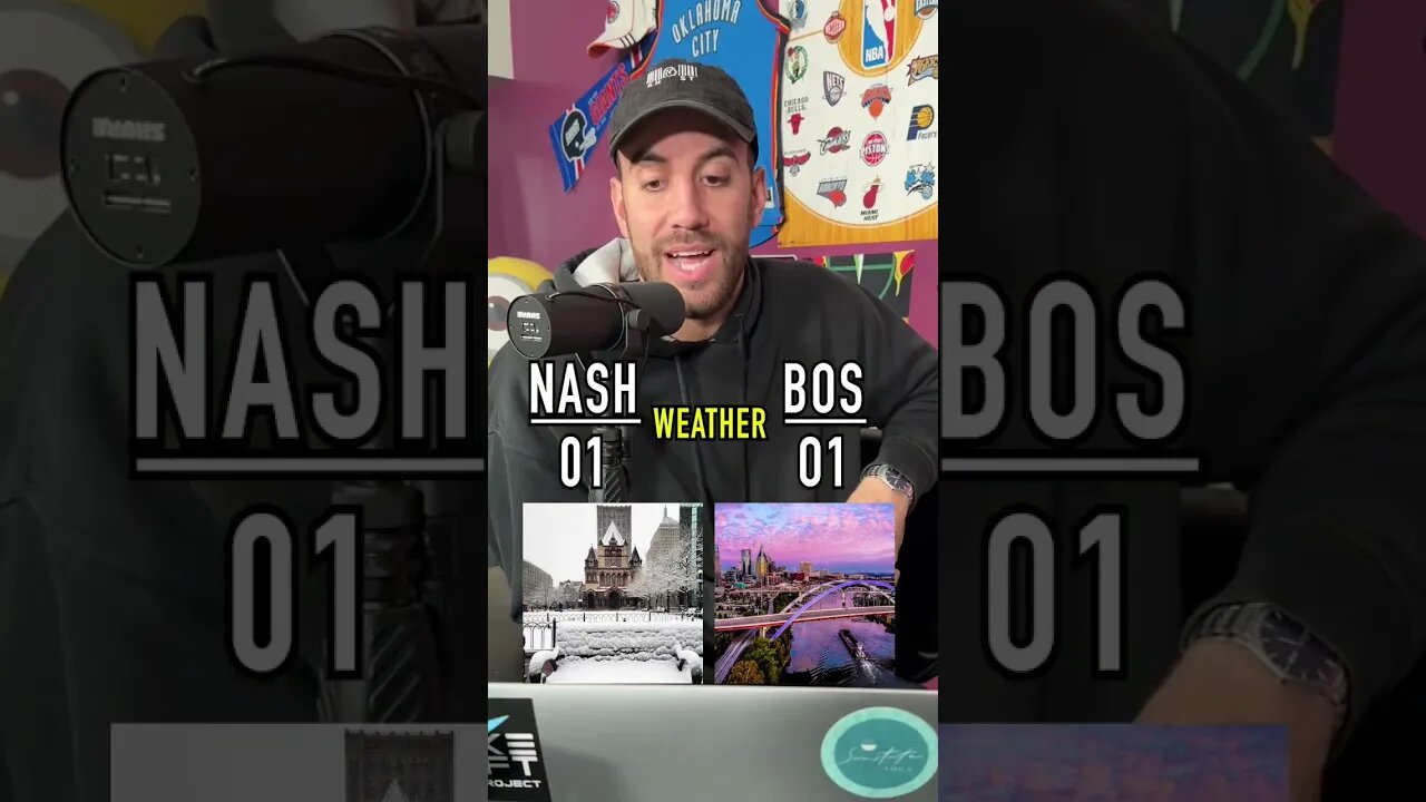 NASHVILLE vs BOSTON!! Which Is The Better City?! #shorts