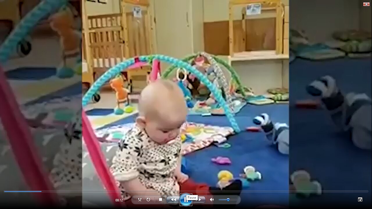 Cute funny babies falling