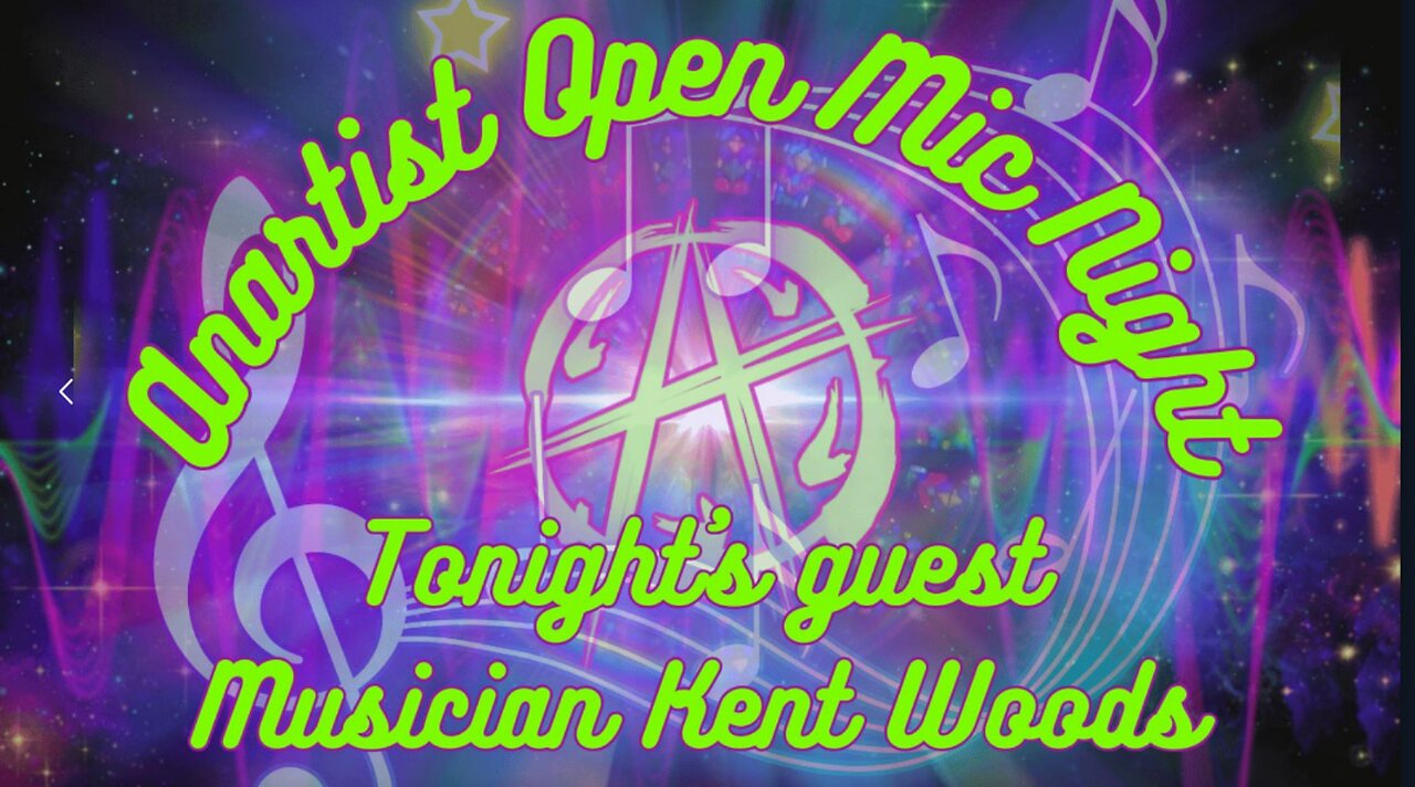 10/20/2024 Anartist Collective Presents: Open Mic Night w/ Kent Woods