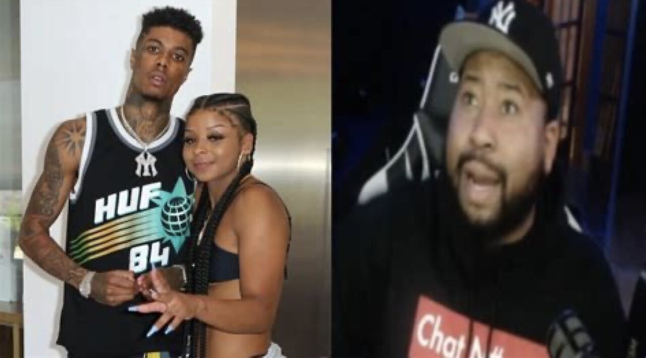 Akademiks Reacts to Blueface Getting His Ass Beat By His Girlfriend Chrisean Rock!!