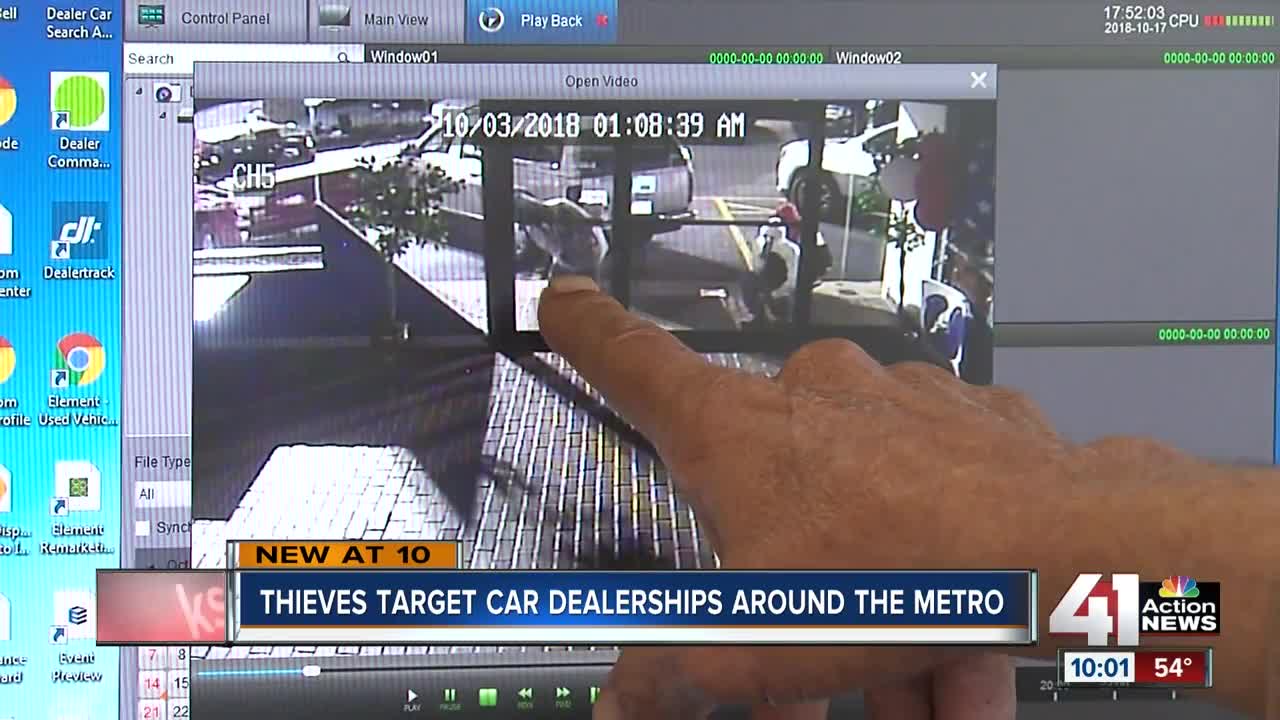 Thieves target local car dealerships around the metro