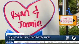 Vigil for fallen SDPD Detectives