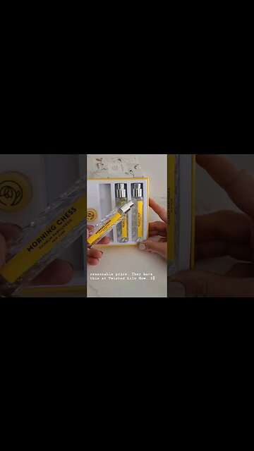 unboxing the Vilhelm Parfumerie Lucky Yellow discovery set - Is it worth it? #shorts #fragrance