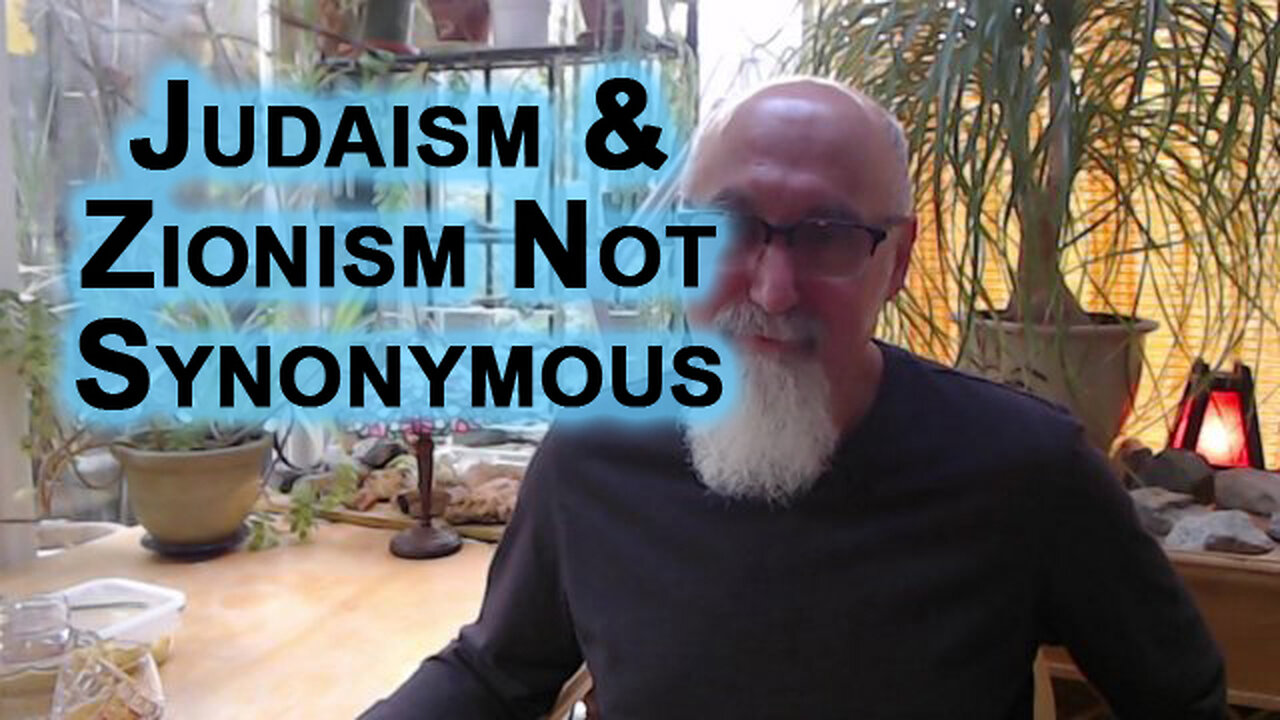 Judaism and Zionism Are Not Synonymous