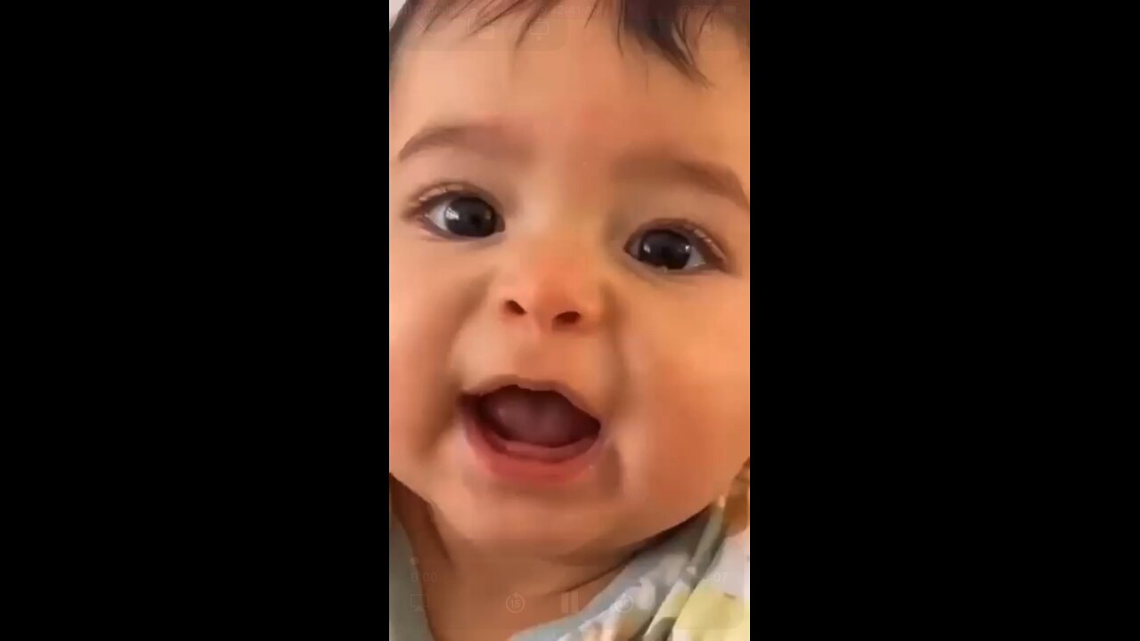 Cute funny baby