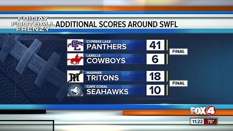Highschool football highlights and scores Southwest Florida
