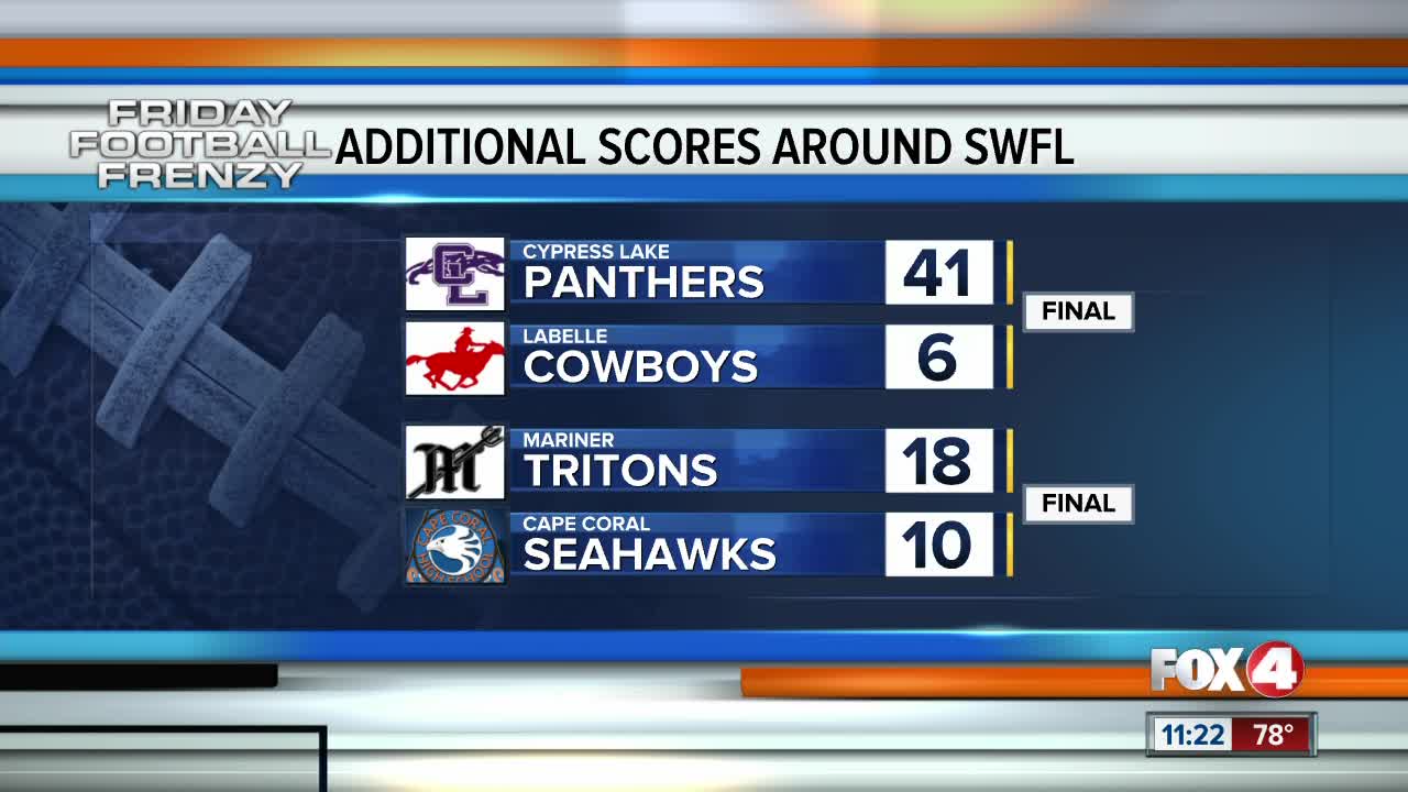 Highschool football highlights and scores Southwest Florida