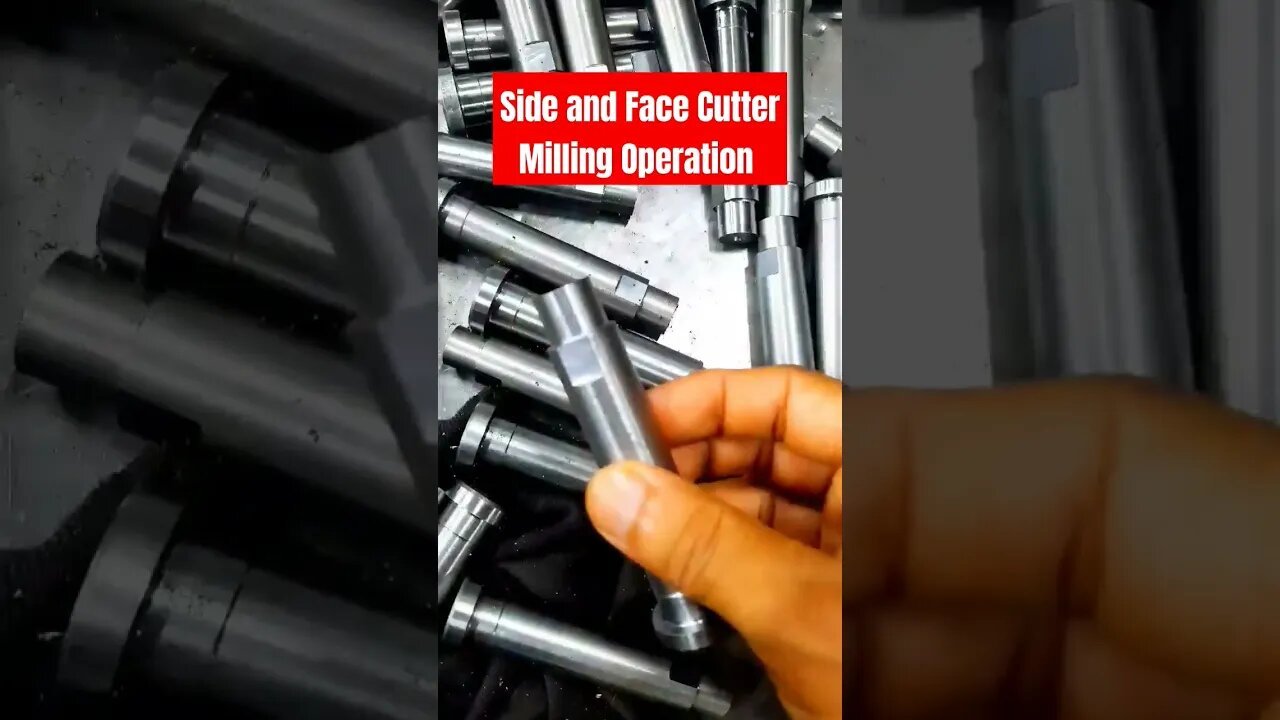 How to Use Side and Face Cutter in Milling Operation!! #tools #technology #milling #machine #shorts