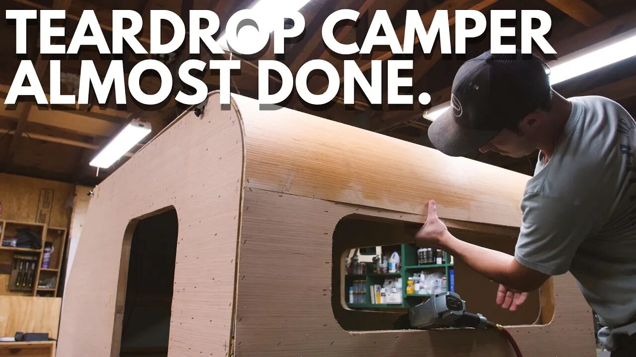 DIY Teardrop Camper is SO CLOSE - Teardrop Build Ep.14